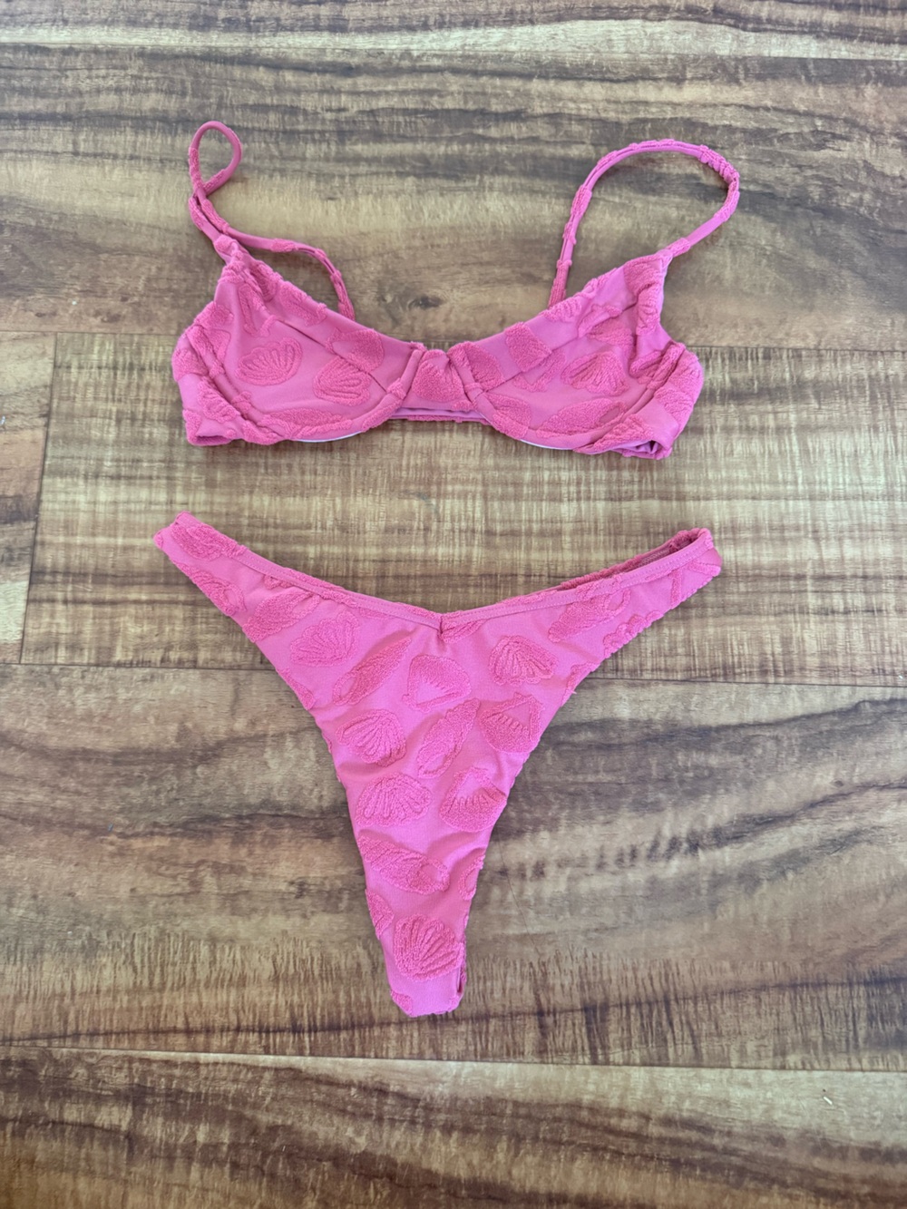 Benoa Swim Terry Shell Bikini Set